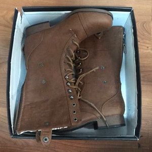 Fold over combat boots!